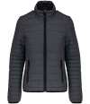 KB6121 K6121 Kariban Ladies Lightweight Padded Jacket marl dark grey colour image